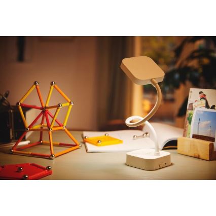 Philips - LED himmennettävä kosketuspöytävalaisin ROCK LED/5W/5V 1800 mAh