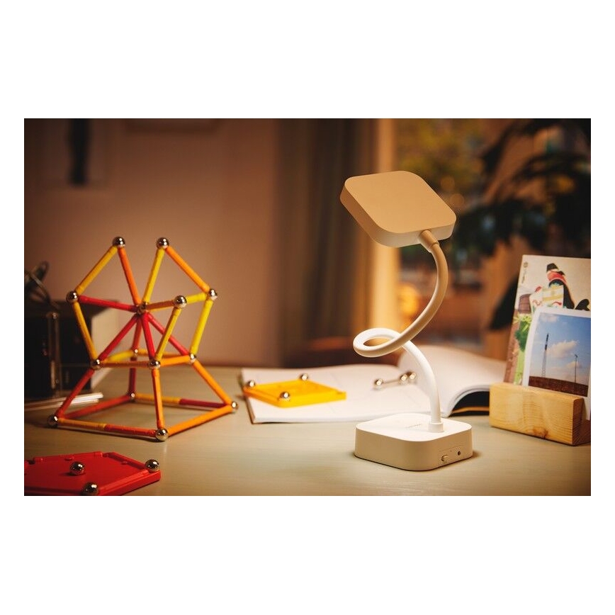 Philips - LED himmennettävä kosketuspöytävalaisin ROCK LED/5W/5V 1800 mAh