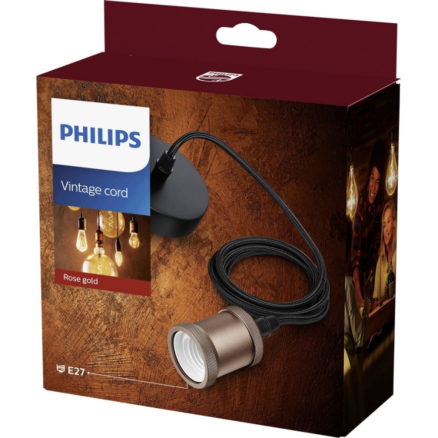Philips - Sähköjohto 1xE27/40W/230V