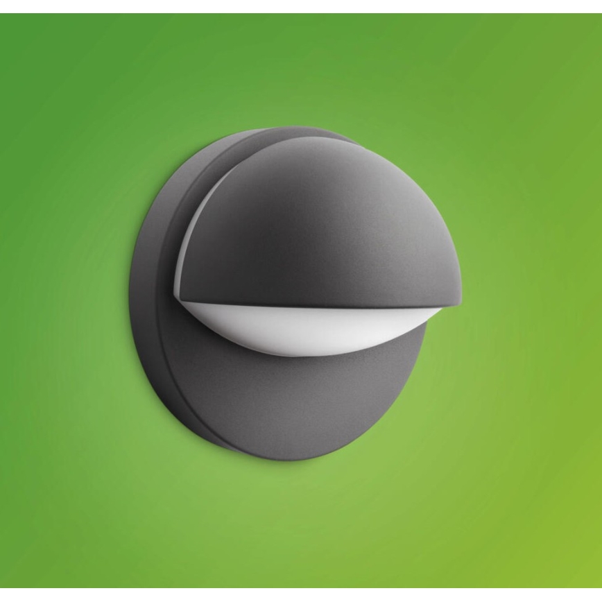 Philips - Seinävalo ulkokäyttöön JUNE 1xE27/12W/230V IP44 antrasiitti