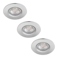 Philips - SET 3x LED-himmennettävä kylpyhuoneen valaisin DIVE 3xLED / 5W / 230V IP65