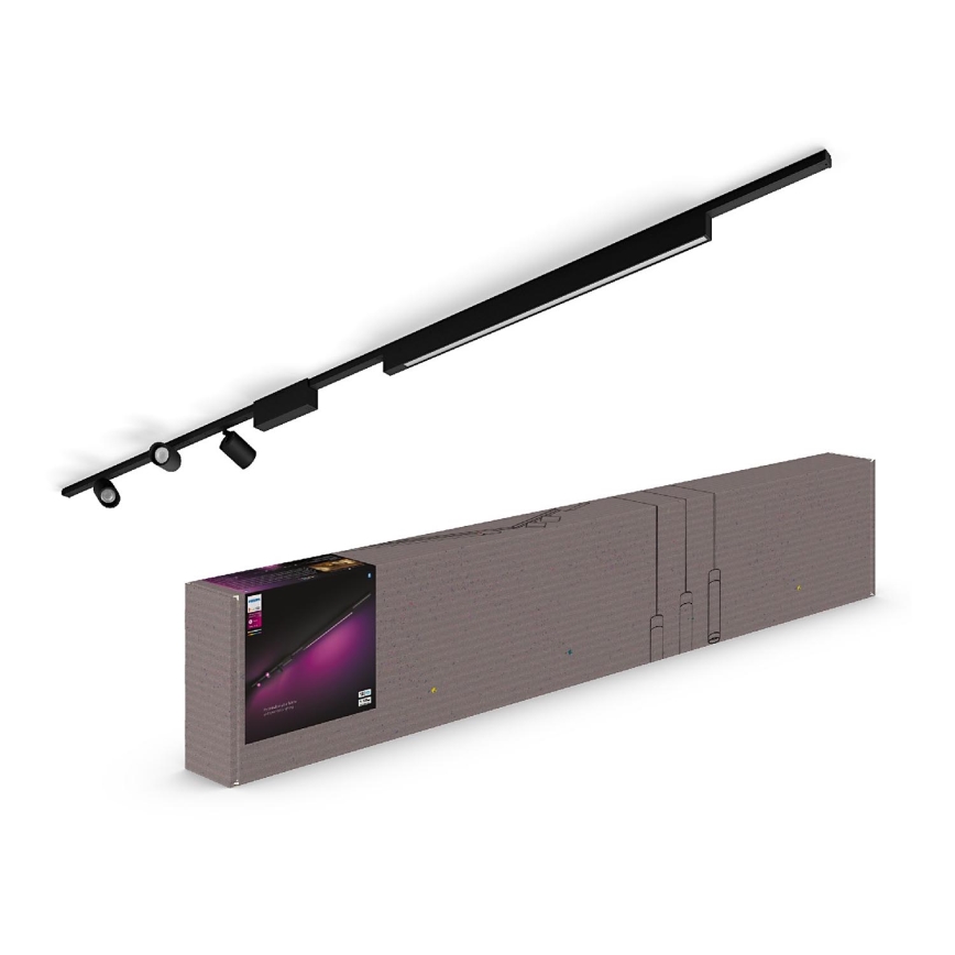 Philips - SET 4x LED RGB Himmennettävä valo kiskojärjestelmään Hue PERIFO LED RGB/44,6W/230V 2000-6500K