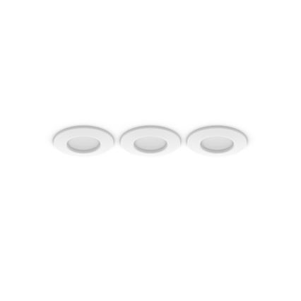 Philips - SETTI 3x LED RGBW Himennettävät kylpyhuoneen upotettavat alasvalot Hue SLIM LED/8,3W/230V 1000-20000K valkoinen P44