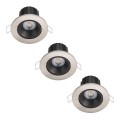 Philips - SETTI 3x himmennettävä LED-kylpyhuoneen alasvalaisin ABROSA LED/9W/230V IP44