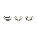 Philips - SETTI 3x Himmennettävä riippuva LED-kattovalaisin Hue MILLISKIN 1xGU10/4,2W/230 2200-6500K
