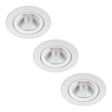 Philips - SETTI 3x Himmennettävä upotettava LED-kattovalaisin LED/5,5W/230V 2700K