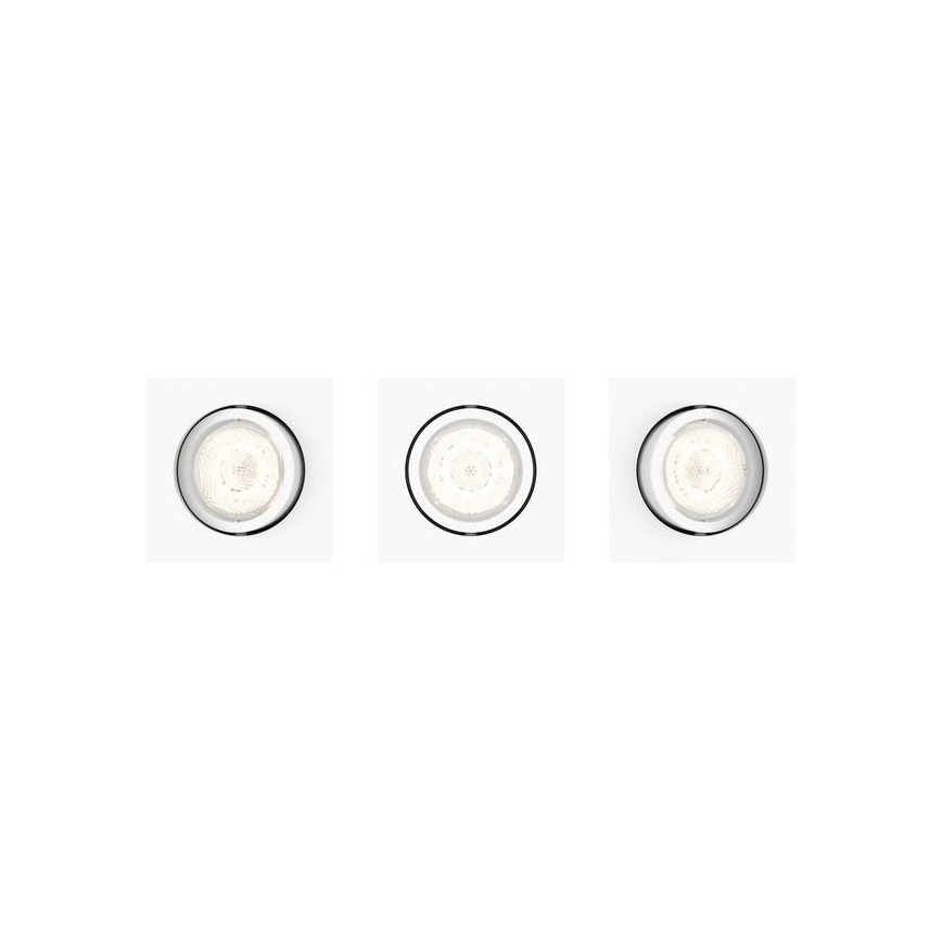 Philips - SETTI 3x LED -himmennettävä upotettava valo SHELLBARK Warm Glow 1xLED/4,5W/230V 2200-2700K