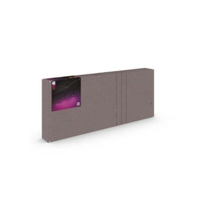 Philips - 3 kpl LED RGBW himmennettävä riippuvalaisin kaapelilla Hue-kiskojärjestelmään PERIFO LED/15,6W/230V 2000-6500K