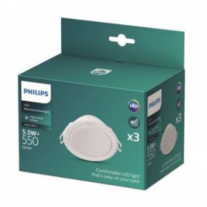 Philips - SETTI 3x LED upotettava valo LED/5,5W/230V