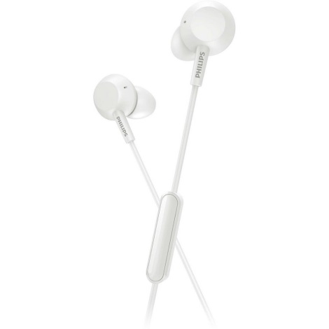 Philips TAE4105WT/00 - Bluetooth-kuulokkeet mikrofonilla JACK 3,5 mm valkoinen