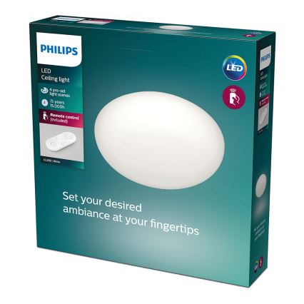 Philips - LED himmennettävä kattovalaisin 1xLED/23W/230V + kaukosäädin