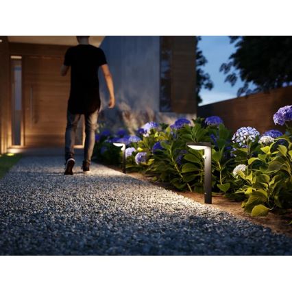 Philips - LED aurinkokäyttöinen lamppu liiketunnistimella ja hämäräkytkimellä LED/1,2W/4V 1800 mAh 3000K IP44