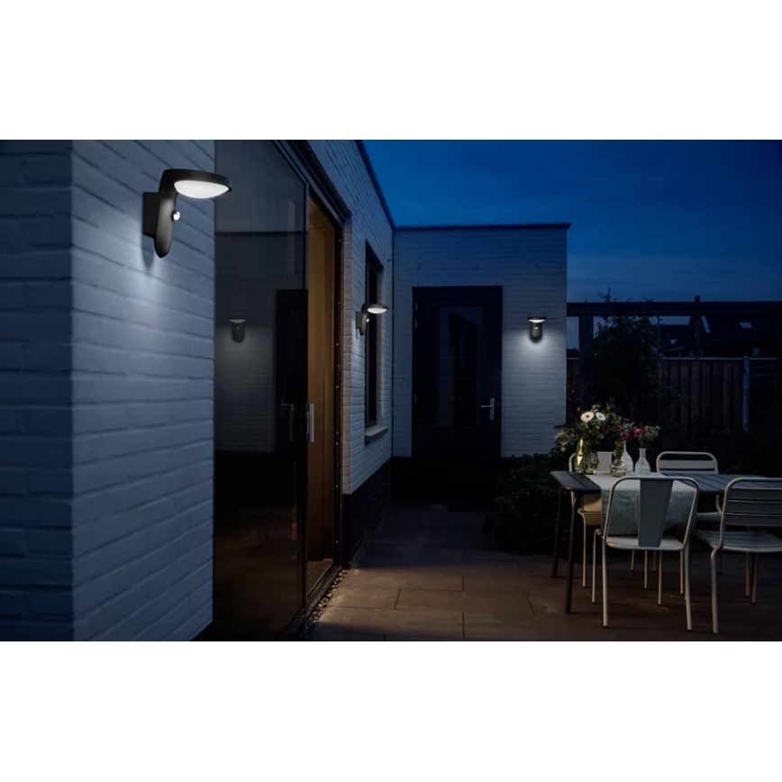 Philips - LED-aurinkoseinävalaisin liiketunnistimella ja hämäräkytkimellä LED/1,2W/4V 1800 mAh 3000K IP44