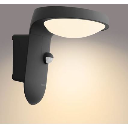 Philips - LED-aurinkoseinävalaisin liiketunnistimella ja hämäräkytkimellä LED/1,2W/4V 1800 mAh 3000K IP44