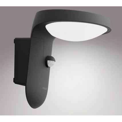 Philips - LED-ulkovaloseinävalaisin sensorilla LED/9W/230V 4000K IP44