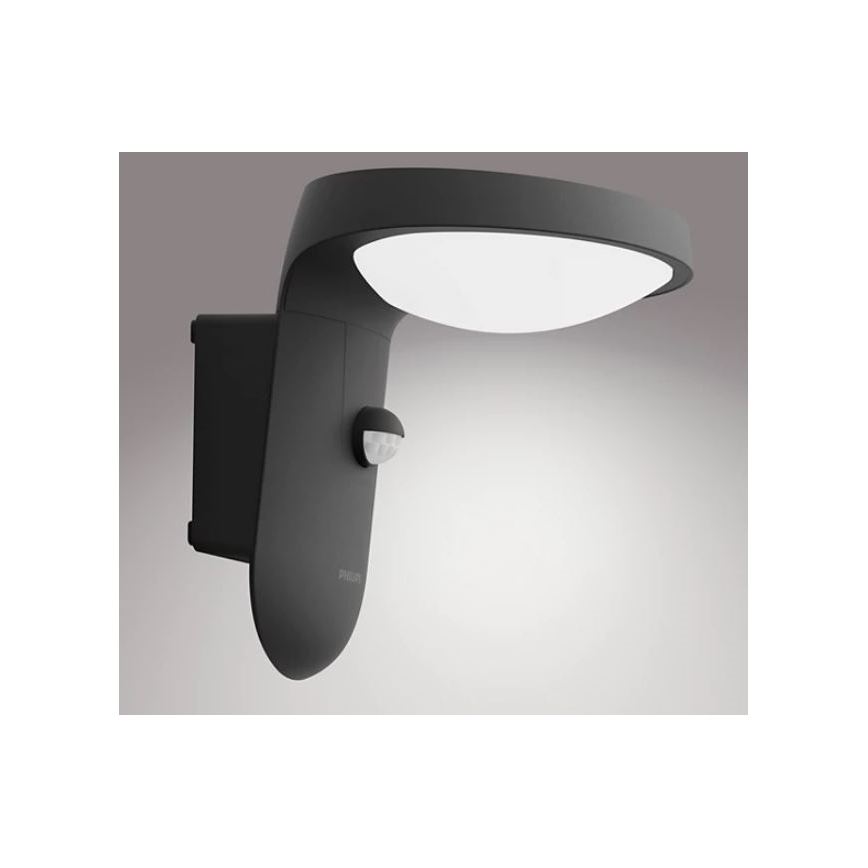 Philips - LED-ulkovaloseinävalaisin sensorilla LED/9W/230V 4000K IP44