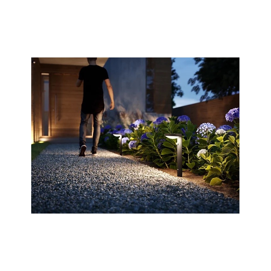 Philips - LED-ulkovalaisin anturilla LED/9W/230V 2700K IP44