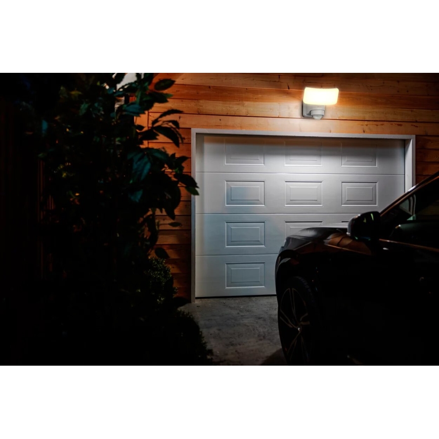 Philips - LED aurinkokäyttöinen seinävalaisin liiketunnistimella ja hämäräkytkimellä TYLUS LED/6W/3,7V 2600 mAh 3000K IP44