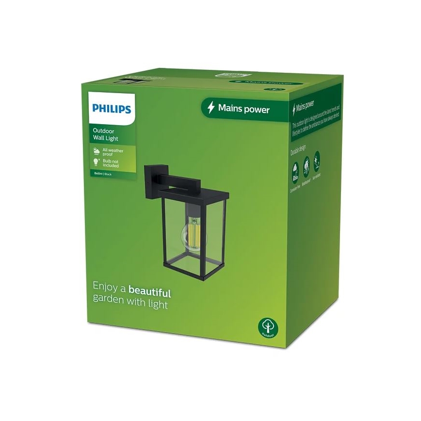 Philips - Ulkoseinävalaisin BELLINI 1xE27/25W/230V IP44