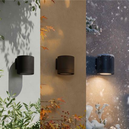 Philips - Ulkoseinävalaisin FYLX 1xGU10/5W/230V musta IP44