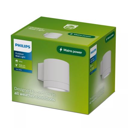 Philips - Ulkoseinävalaisin FYLX 1xGU10/5W/230V valkoinen IP44