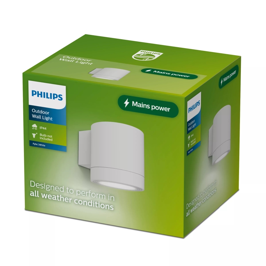 Philips - Ulkoseinävalaisin FYLX 1xGU10/5W/230V valkoinen IP44