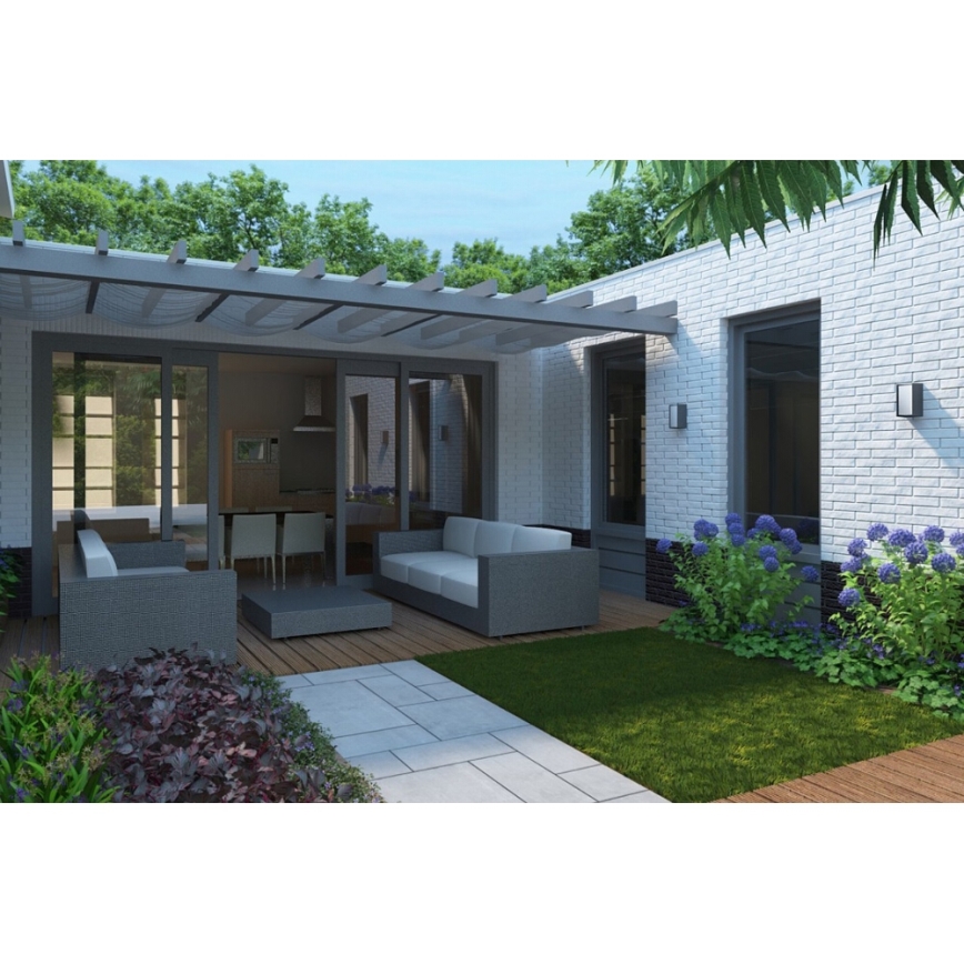 Philips - Ulkoseinävalo BRIDGE 1xE27/15W/230V IP44