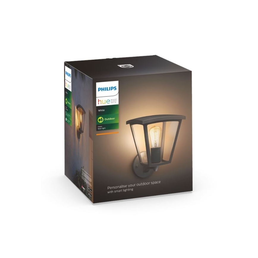 Philips - Himmennettävä ulkoseinävalo Hue INARA 1xE27/7W/230V Wi-Fi IP44