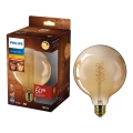 Philips Vintage G125 himmennettävä LED-polttimo E27/7,3W/230V 2200K