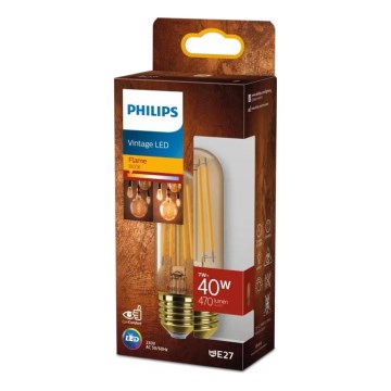 Philips VINTAGE LED-lamppu T32 E27/7W/230V 1800K