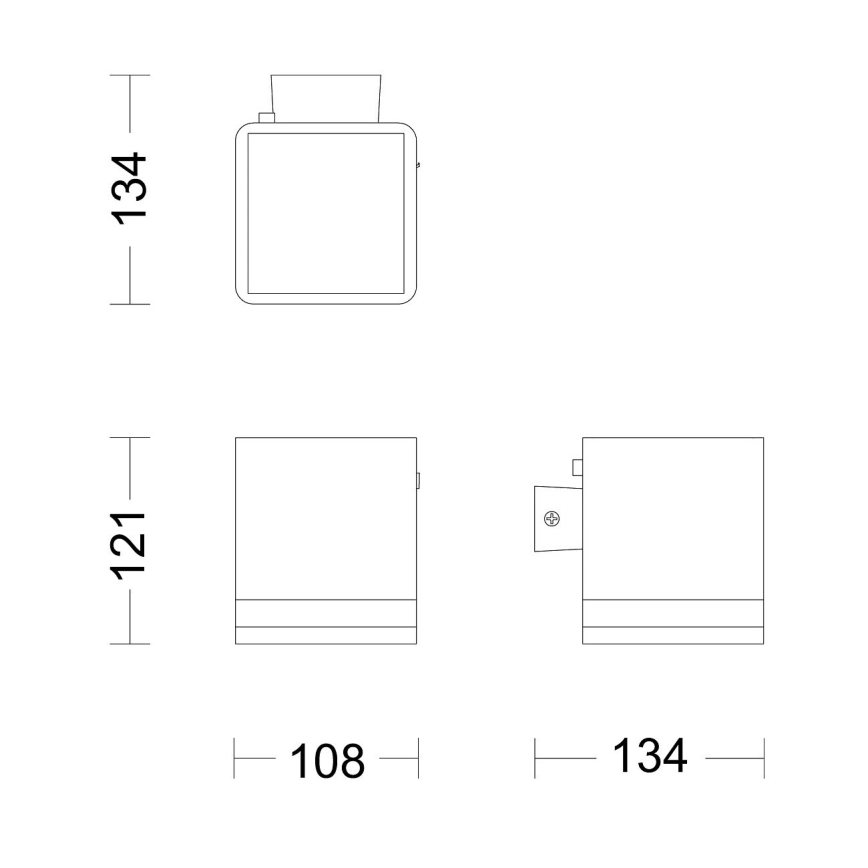 Philips - LED aurinkokäyttöinen seinävalaisin VIRONA LED/1,8W/3,7V 2600 mAh 2700K IP44