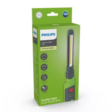 Philips X30SLIMX1 - LED Himmennettävä ladattava taskulamppu XPERION LED/5W/3,7V 500 kiiltävä 2500 mAh