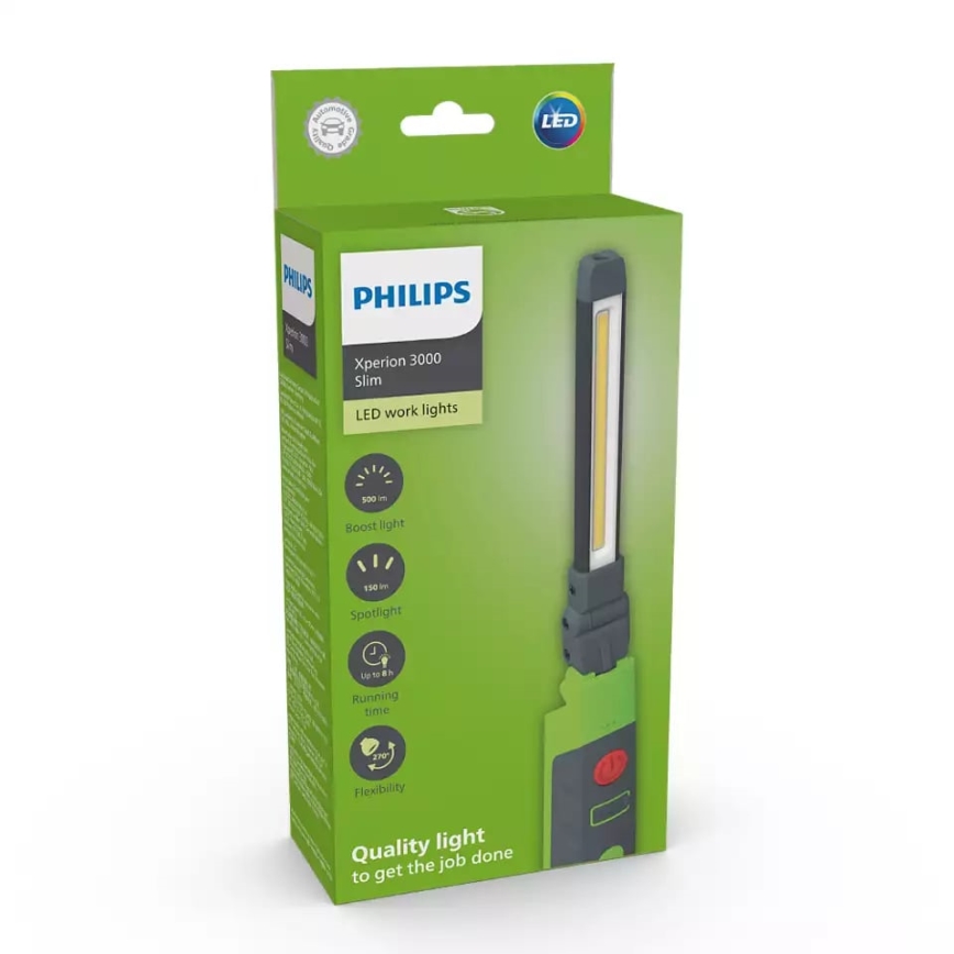 Philips X30SLIMX1 - LED Himmennettävä ladattava taskulamppu XPERION LED/5W/3,7V 500 kiiltävä 2500 mAh