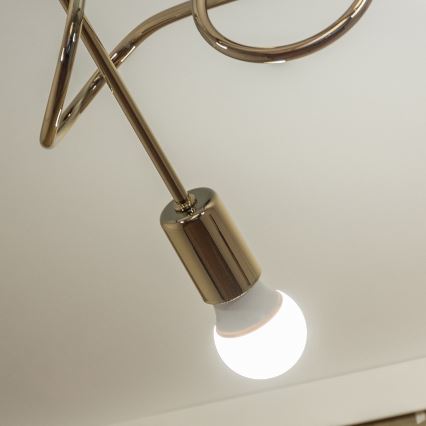 Pinnalle asennettava kattokruunu OXFORD 3xE27/15W/230V, kultainen