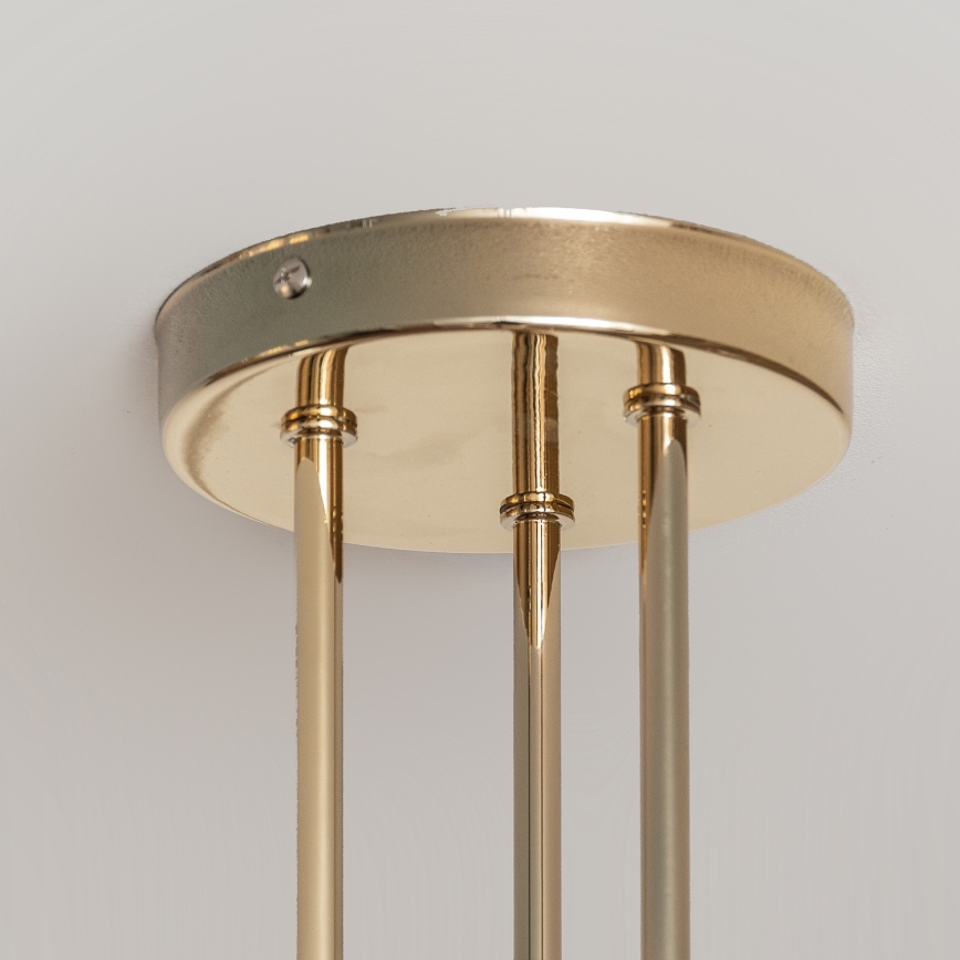 Pinnalle asennettava kattokruunu OXFORD 3xE27/15W/230V, kultainen