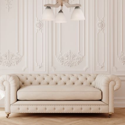 Pinnallinen kattovalaisin ADRIANO 3xE27/60W/230V pyökki