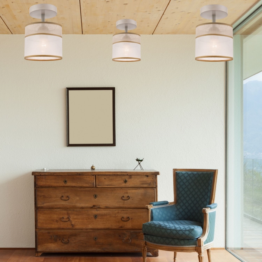 Seinävalaisin ANDREA 1xE27/60W/230V pyökki