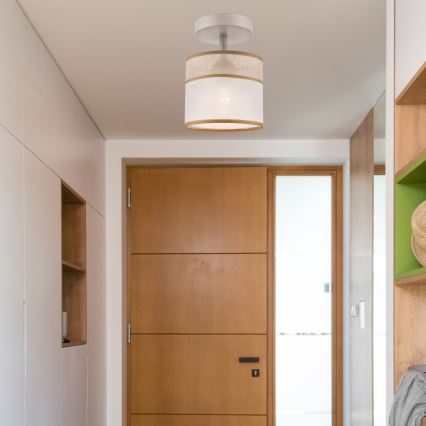 Seinävalaisin ANDREA 1xE27/60W/230V pyökki