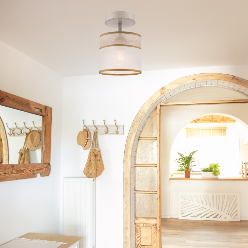 Seinävalaisin ANDREA 1xE27/60W/230V pyökki