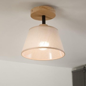 Pinnallinen kattovalaisin ANTONIO 1xE14/60W/230V beige/tammi