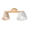 Pinnallinen kattovalaisin ANTONIO 2xE14/40W/230V pyökki