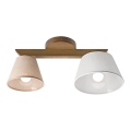 Pinnallinen kattovalaisin ANTONIO 2xE14/40W/230V pyökki