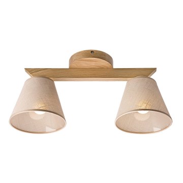 Pinnallinen kattovalaisin ANTONIO 2xE14/40W/230V tammi