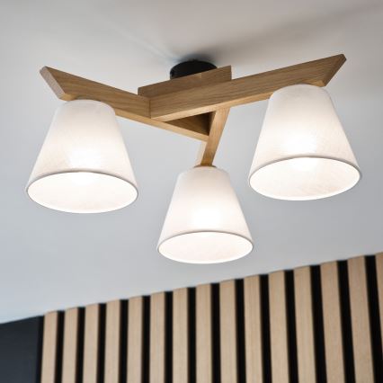 Pinnallinen kattovalaisin ANTONIO 3xE14/40W/230V tammi