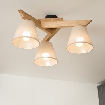 Pinnallinen kattovalaisin ANTONIO 3xE14/40W/230V tammi