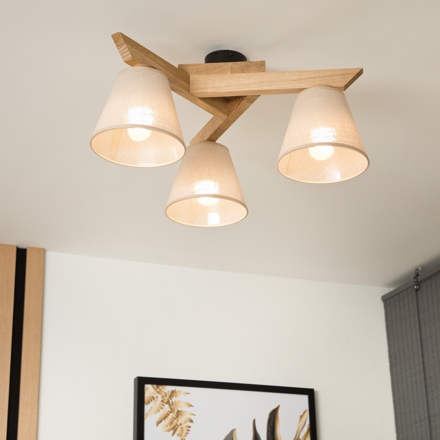 Pinnallinen kattovalaisin ANTONIO 3xE14/40W/230V tammi
