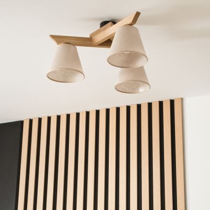 Pinnallinen kattovalaisin ANTONIO 3xE14/40W/230V tammi