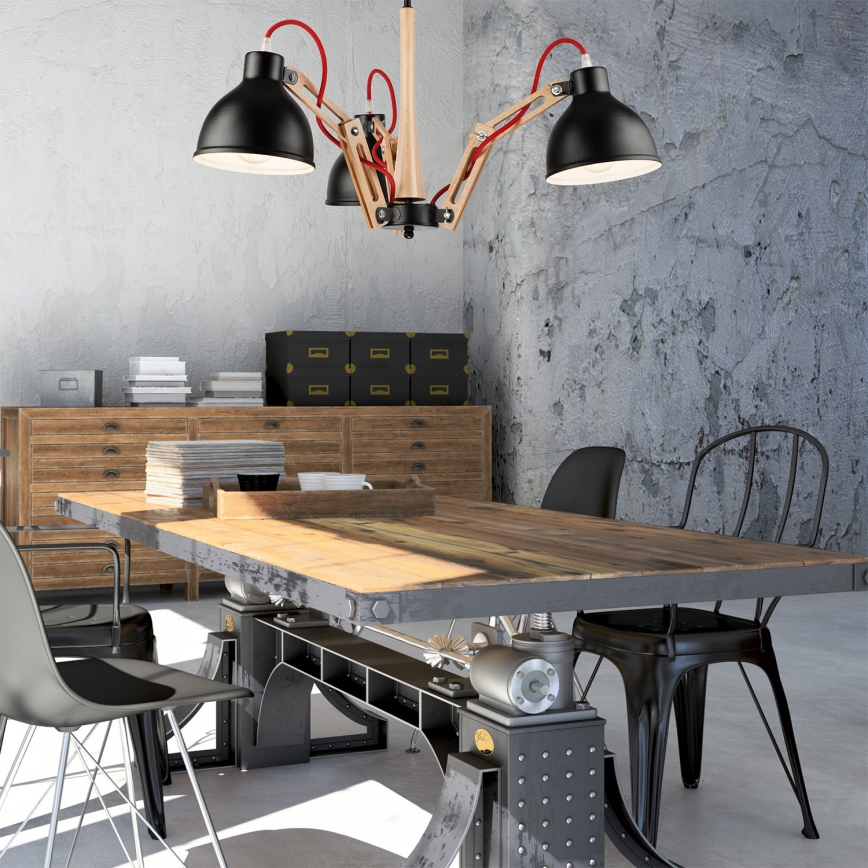 Pinnallinen kattovalaisin MARCELLO 3xE27/60W/230V