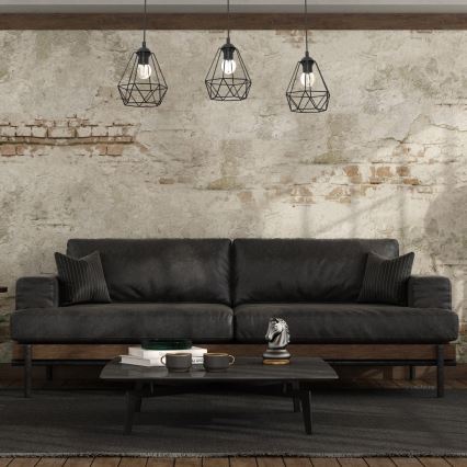 Pinta-asennettava kattokruunu ACERO 3xE27/60W/230V