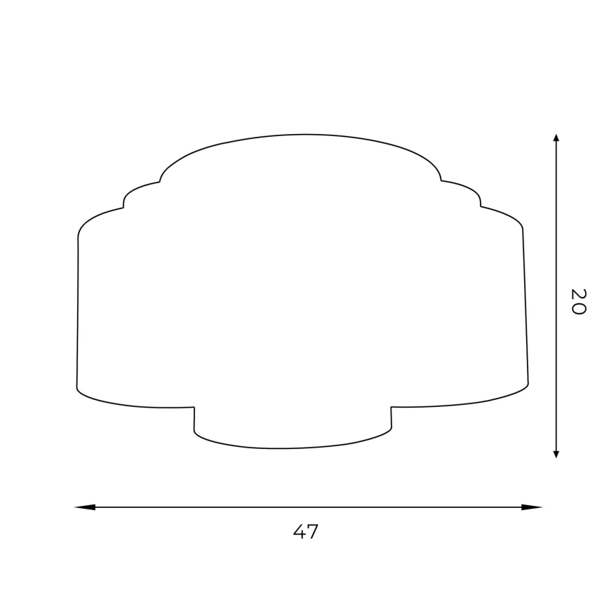Pinta-asennettava kattokruunu HAVARD 3xE27 / 60W / 230V musta / messinki